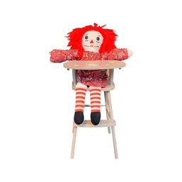 Adorable Baby Doll Highchair & Bassinet And Raggedy Ann Doll