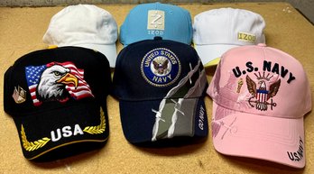 Caps Featuring US Navy, Izod & More