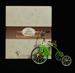 Kiddie Car Classics By Hallmark -Mickey Mouse Tricycle Velocipede