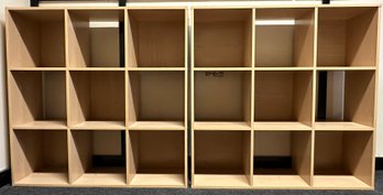 2 Cubical Storage Shelfs With Extra Doors