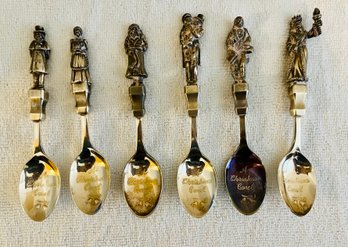 Collection Of Christmas Carol Decorative Spoons