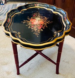 1920s Ornate Floral Coffee Table