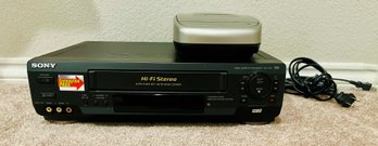 Sony SLV-N50 VHS Player And Tape Rewinder
