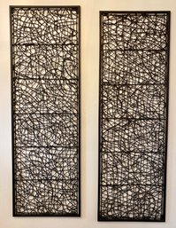 Pair Of Metal Wall Decorations