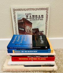 Assortment Of 'Kansas' Informational And Historical Books