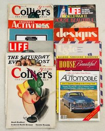 Collection Of Vintage Magazines Including Colliers