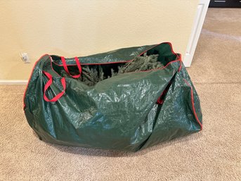 Faux Christmas Tree In Carrying Bag