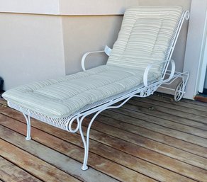 Wrought Iron Pool Lounge Chair