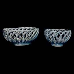 Open Weave Ceramic Baskets