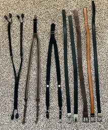 Collection Of Belts And Suspenders Including Nocona