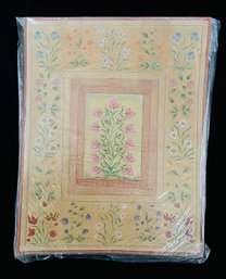 Indian Mughal Art Flower Painting By Mahesh Soni