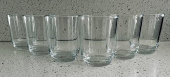 Small Clear Drinking Glass Set Of 6