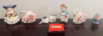 Assortment Of Ceramic Salt And Pepper Figurines