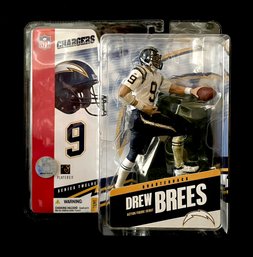 Vintage NFL Series 12 San Diego Chargers Drew Brees Action Figure McFarlane Toys