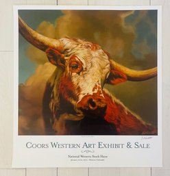 Coors Western Art Exhibit & Sale 2015 Signed Poster