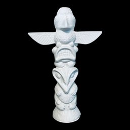 Ceramic Bisque Stacked Totem Pole