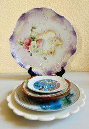 Vintage Decorative Plates In Various Styles