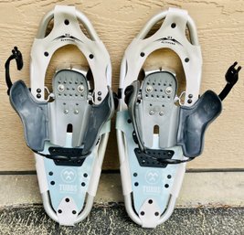 Pair Of Light Blue Tubbs Altitude Snowshoes