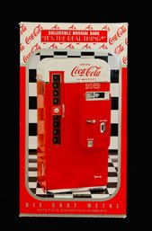 VTG 1994 Coca Cola Vending Machine Musical Bank With Box