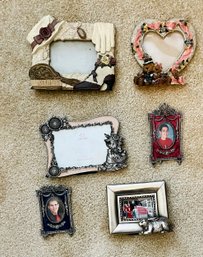 Assortment Of Small Metal Picture Frames