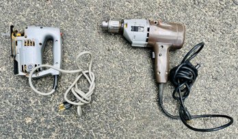 Black & Decker Jig Saw And Hammer Drill Duo