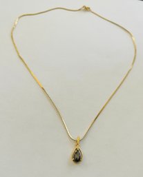 14kt Yellow Gold Necklace & Pendant- 3.2 Grams