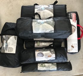 Large Lot Of Coleman And Golden Bear Tents