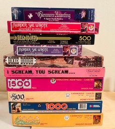 Variety Of Vintage Puzzles