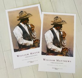 2 Denver Art Museum Posters - William Matthews Trespassing