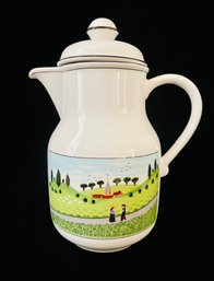 Villeroy And Boch Naif Vitro Porcelain Coffee Pot