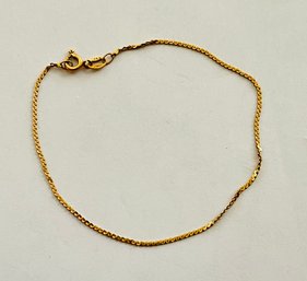 14kt Gold Dainty Bracelet- 1.0 Gram