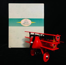 Kiddie Car Classics By Hallmark - 1950s Red Baron Airplane