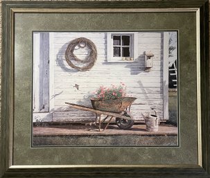 Simple Backyard Pleasures By David E. Doss. Framed Print