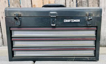 CRAFTSMAN Metal Grey Toolbox Incl. Large Assortment Of Tools