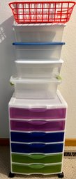 A Great Plastic Drawer Center With Small Totes & More