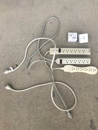 Lot Of Power Plug Ins And Power Strips