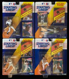 4 1992 Edition Starting Lineup Sports Super Star Collectibles W/ Special Series Poster 1 Of 3