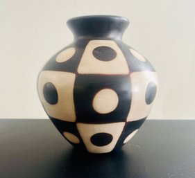 Chulucanas Pottery Vase- Signed Valeriano Paz