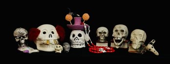 Dia De Los Muertos Skulls Lot