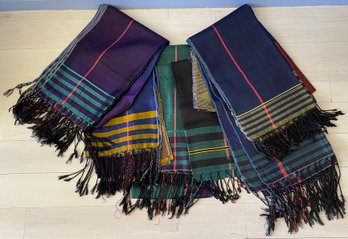 Lot Of Hand-loomed Scarves