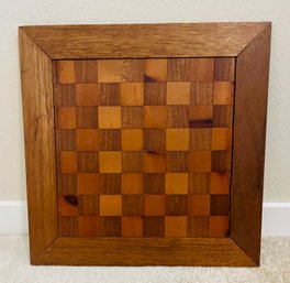 Vintage Americana Walnut Chess Board