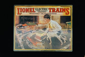 Hallmark Great American Railways 1926 Lionel Catalog Cover Tin Sign
