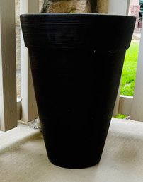Large Brown Plastic Pot