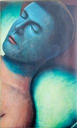 Sleeping Boy 1985 Starr Oil On Stretched Canvas