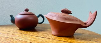 Pair Of Yixing Chinese Tea Pots