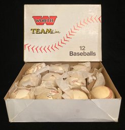 Worth Team Line 10 Baseballs