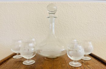 Decanter Set With Glasses