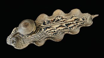 Wood Leaf Plate