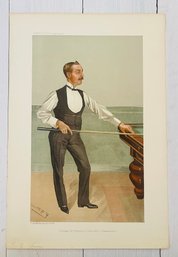 Antique Vanity Fair ' He Might Be Champion If There Were A Championship ' Print