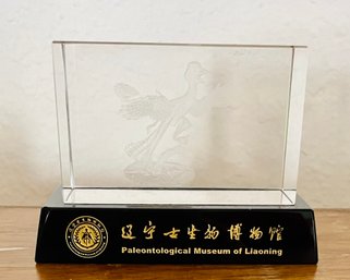 Paleontological Museum Of Liaoning Plaque